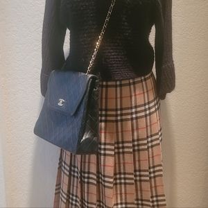 BURBERRYS Vintage Pleated Skirt Size 8-10